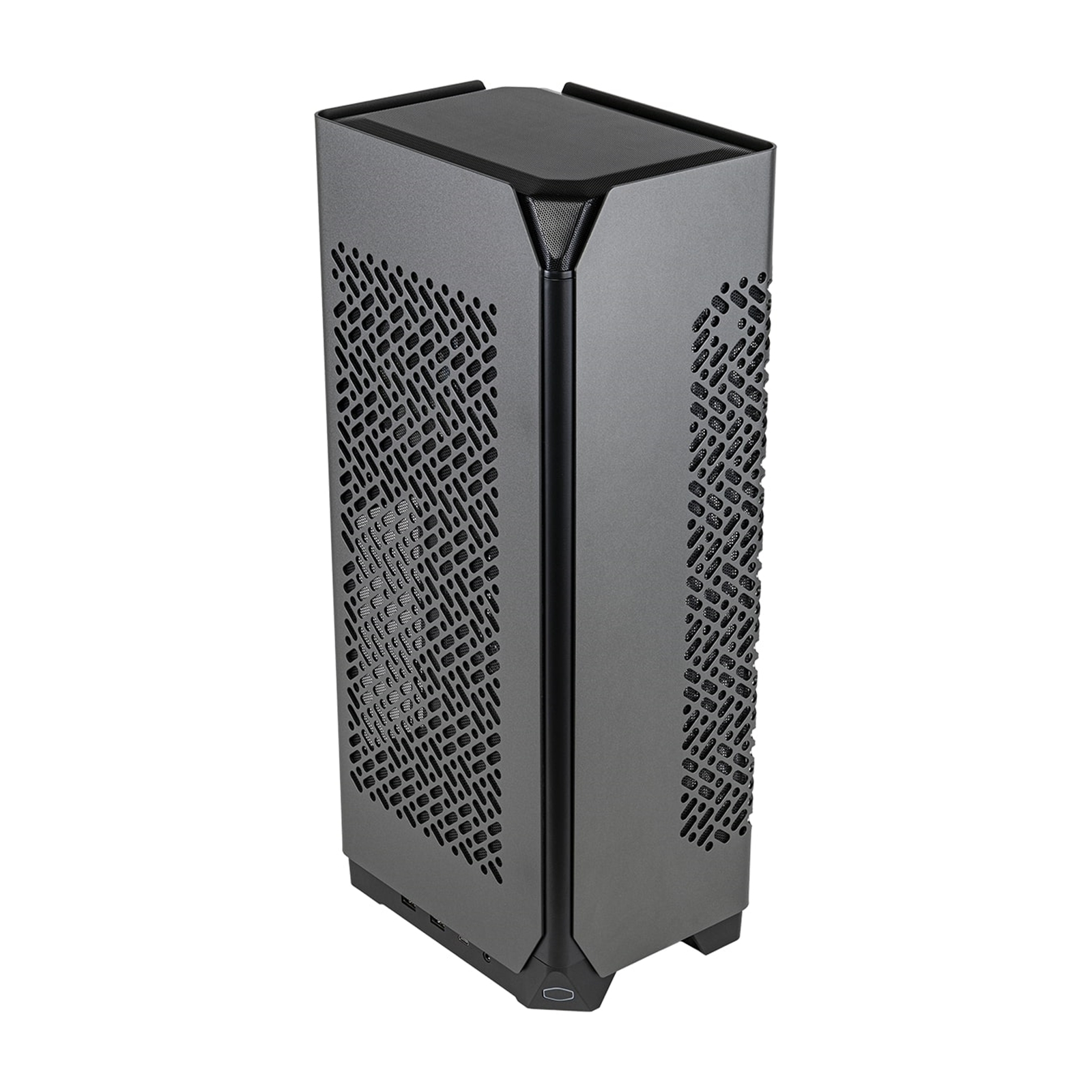 Cooler Master Ncore 100 Max Case, Grey Edition, Custom 120mm Radiator, and V SFX Gold 850W ATX 3.0 PSU, 2x USB 3.2 Gen1 Type A, 1x USB 3.2 Gen2 x 2 Type C.