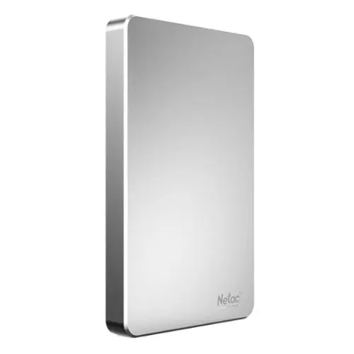 Netac K330 2TB Portable External Hard Drive, 2.5", USB 3.0, Aluminium, Software Encryption, LED, Black