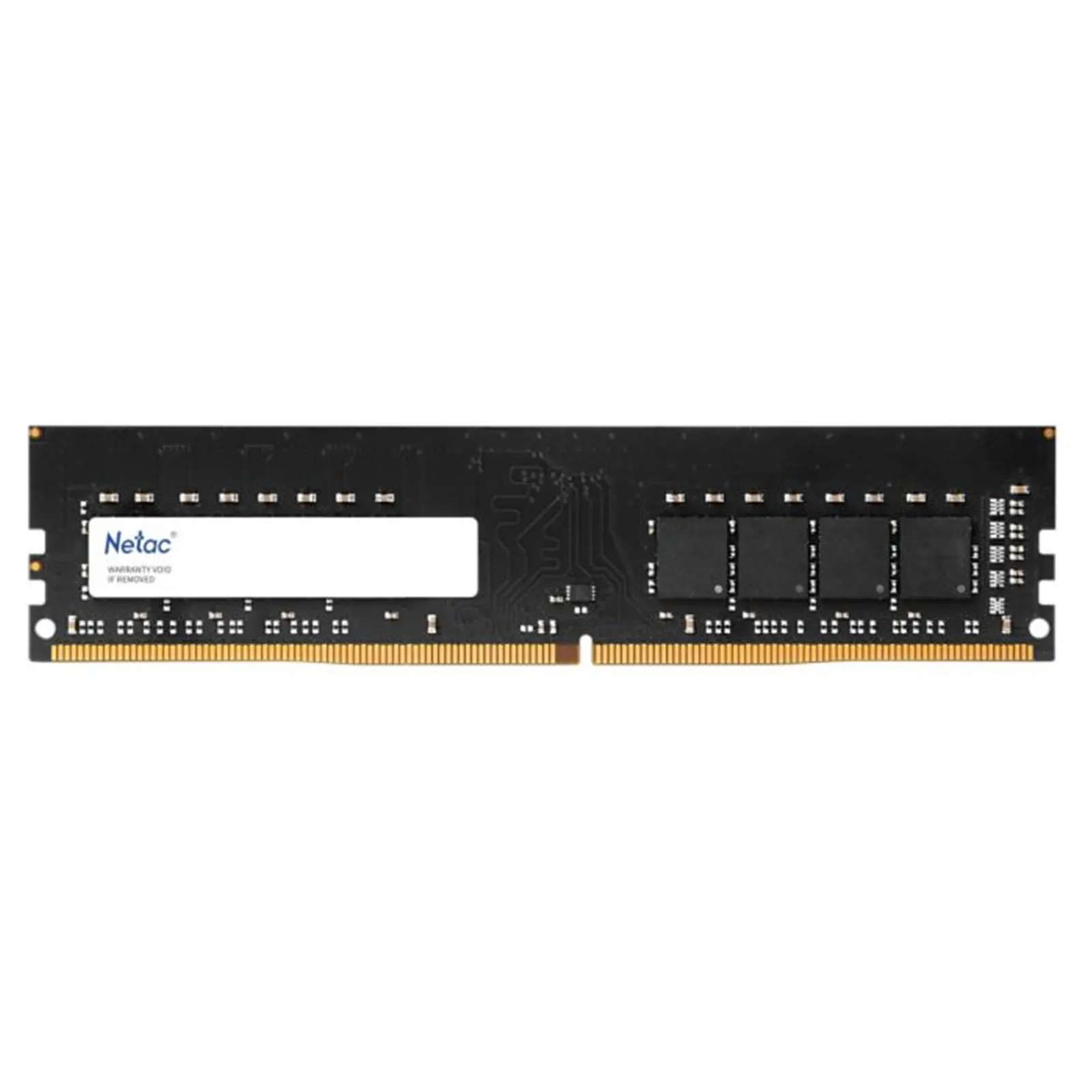 Netac NTBSD4P32SP-16 16GB DIMM System Memory, DDR4, 3200MHz, 1 x 16GB, 288 Pin, 1.35v, CL16-20-20-40 Bulk Packaged