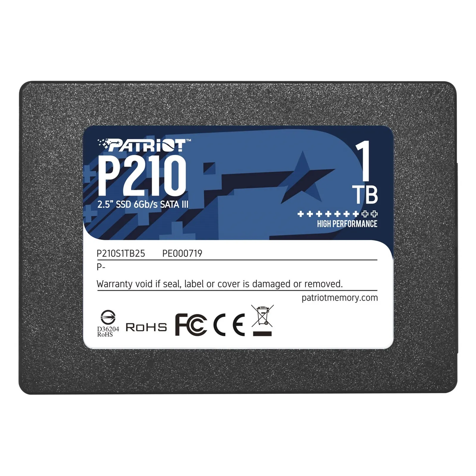 Patriot P210 1TB 2.5" SATA III SSD