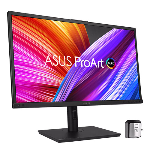 Asus 27" ProArt Display OLED Professional 4K UHD Monitor (PA27DCE-K), 3840 x 2160, 0.1ms, Hardware Calibration, 99% DCI-P3, VESA