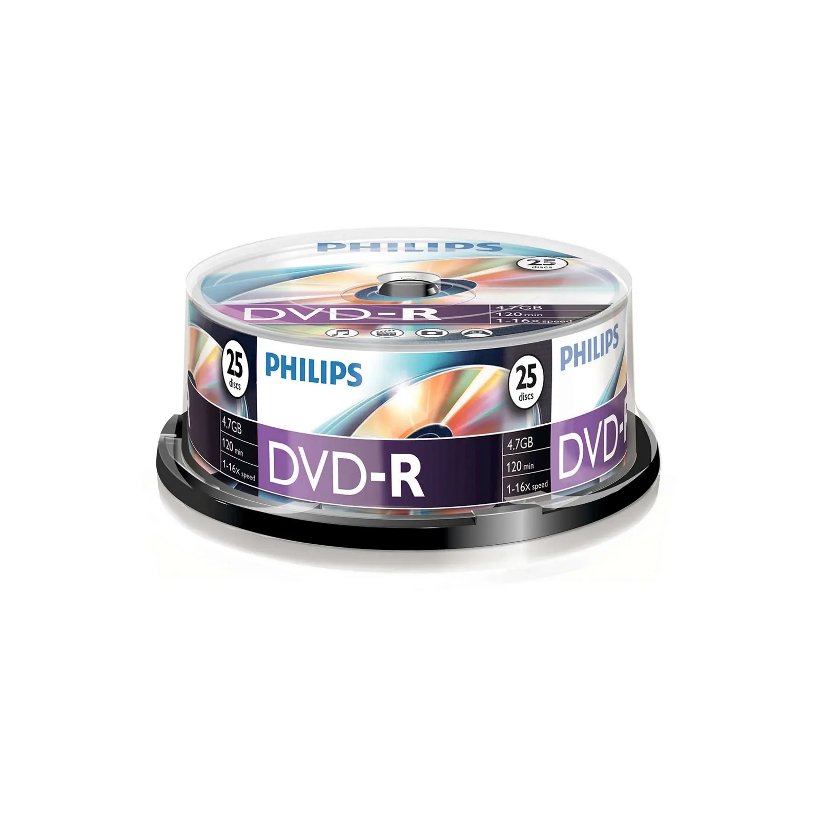 Philips DVD-R 16X 25 PK Spindle