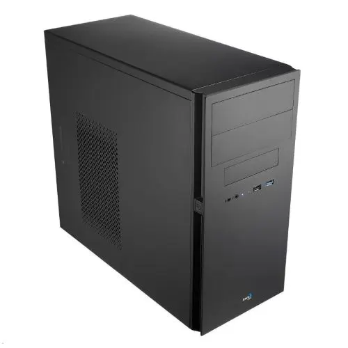 CIT QC-203 Micro ATX Case, 8cm Fan, USB 3.0, Black