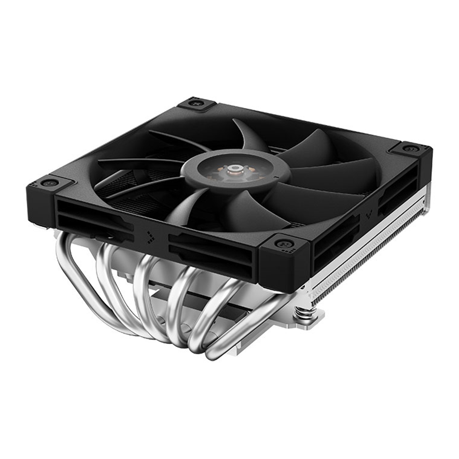 DeepCool AN600 Low-Profile CPU Cooler, 1x 120mm  PWM Fans, Aluminium Fins, Copper Base, 6x Heatpipes, Intel/AMD, White