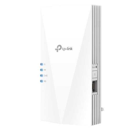 TP-LINK (RE500X) AX1500 Dual Band Wall-Plug Wi-Fi 6 Range Extender, 1GB LAN, AP Mode, Tether App