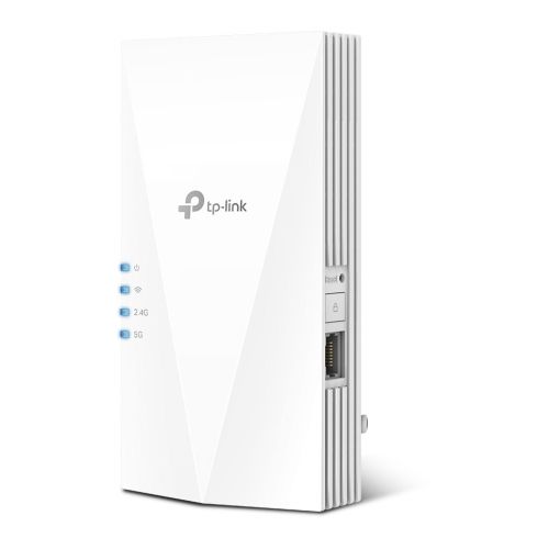 TP-LINK (RE700X) AX3000 (2402+574) Dual Band Mesh Wall-Plug Wi-Fi 6 Range Extender, Adaptive Path Selection, OneMesh, AP Mode