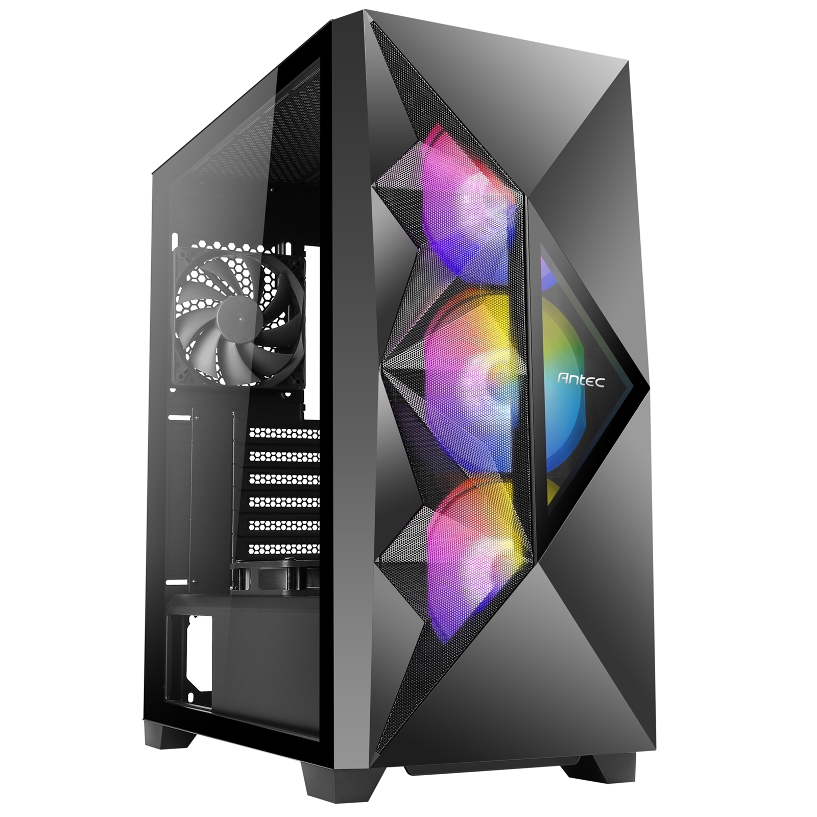 RGB Gaming PC - Intel i7 10700KF 8 Core 16 Thread, 3.80GHz (5.10GHz Boost), 32GB, DDR4 RGB RAM, 2TB NVMe, 750w Gold Cert PSU, RGB Air Cooler, AMD 6800XT Graphics, Windows 11 Home