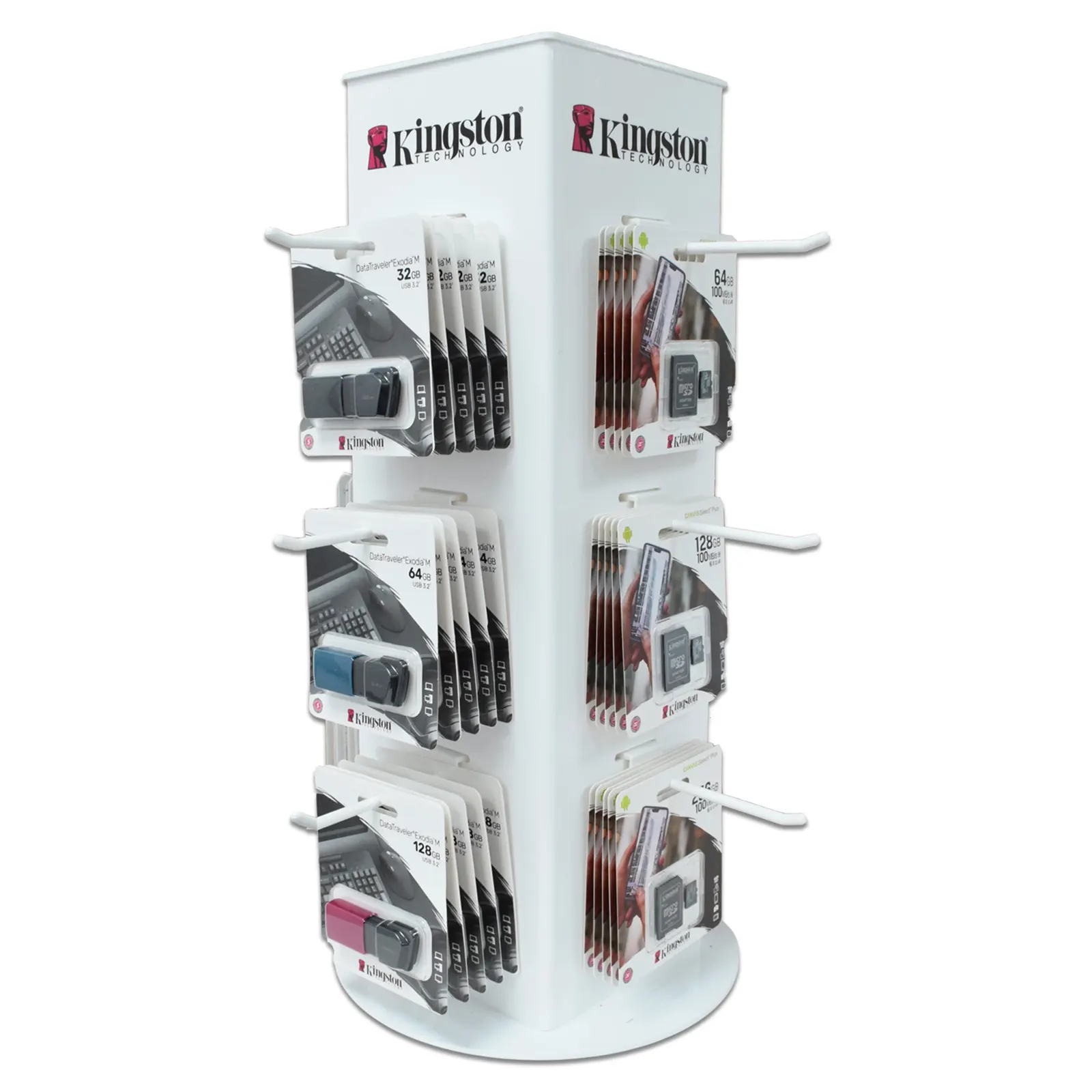 Kingston USB & SD Card Complete Retail Bundle with FREE Kingston-Branded Countertop Display Stand & 56 Units of Bestselling Lines