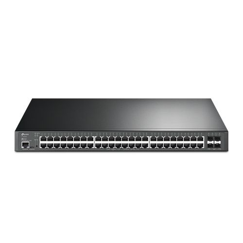 TP-LINK (TL-SG3452XP) JetStream 48-Port Gigabit and 4-Port 10GE SFP+ L2+ Managed Switch with 48-Port PoE+, Rackmountable	