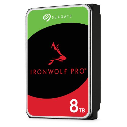 Seagate 3.5", 8TB, SATA3, IronWolf Pro NAS Hard Drive, 7200RPM, 256MB Cache, CMR, OEM 