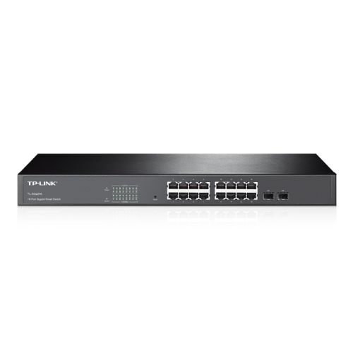 TP-LINK (T1600G-18TS) 16-Port Gigabit Smart Switch, 2 SFP Slots, VLAN, L2+