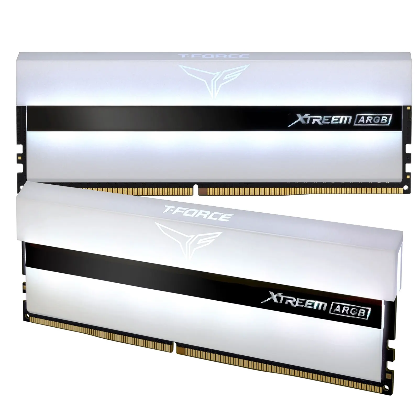 Team T-Force XTREEM ARGB 16GB White Heatsink with ARGB LEDs (2 x 8GB) DDR4 3600MHz DIMM System Memory