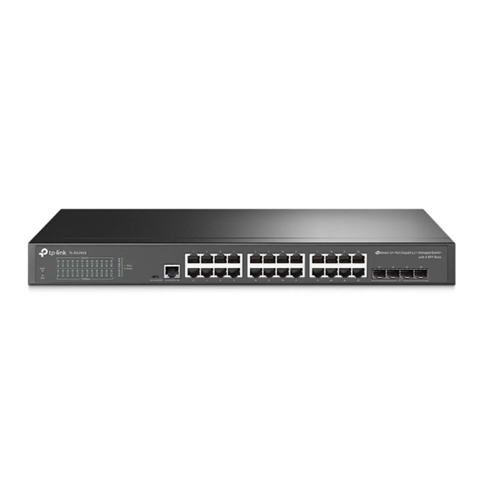 TP-Link TL-SG3428 JetStream 24-Port Smart Managed Rackmount Gigabit Switch w/ 4 x 1G SFP Ports