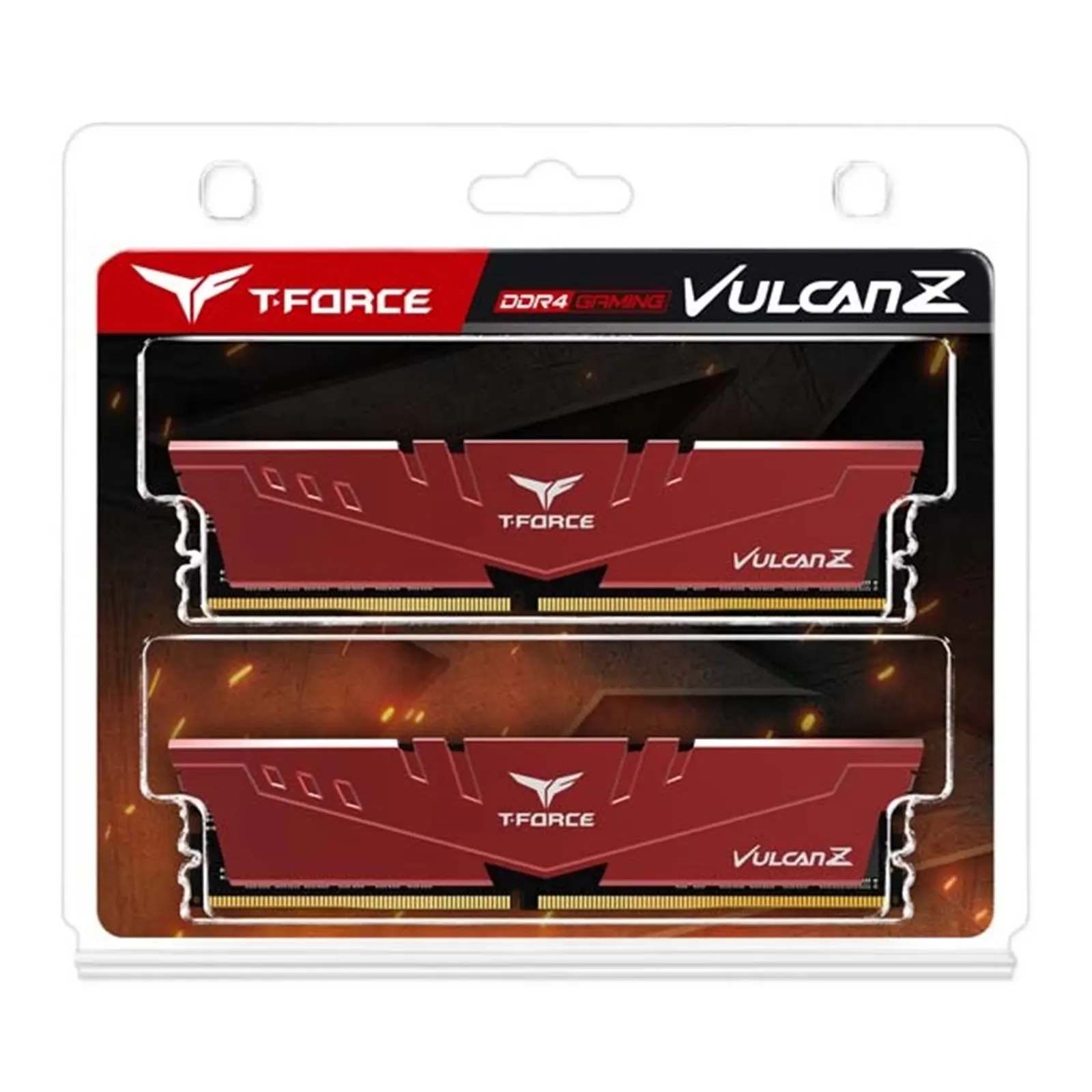 Team T-Force Vulcan Z 64GB Red Heatsink (2 x 32GB) DDR4 3600MHz DIMM System Memory