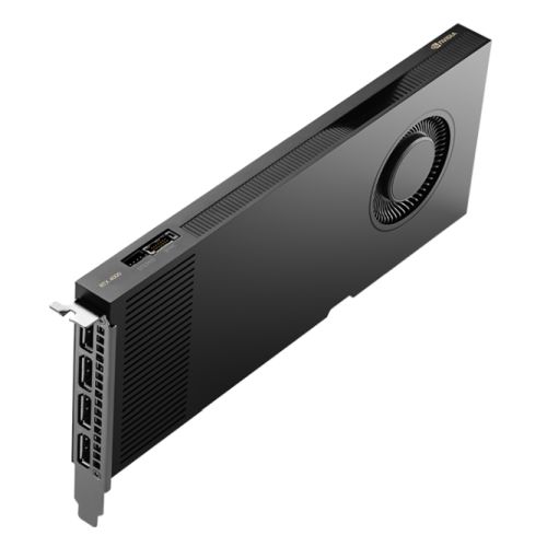 PNY RTX4000 Ada Lovelace Professional Graphics Card, 20GB DDR6, 4 DP (HDMI adapter), 6144 CUDA Cores, Single-Slot, Low Profile, Retail