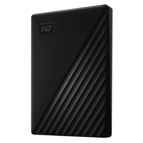 WD 1TB My Passport External Hard Drive, 2.5", USB 3.2 Gen1, Hardware Encryption, Backup Software, Black