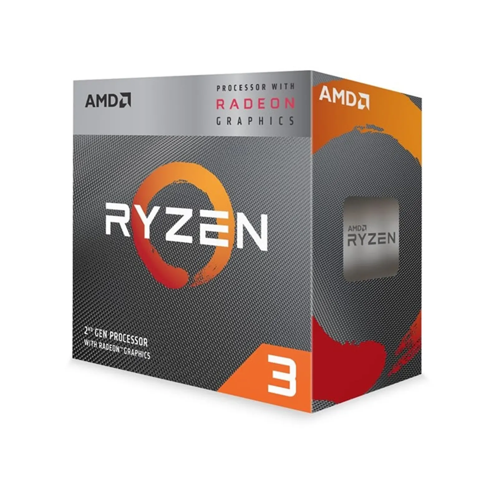 AMD Ryzen 3 3200G 3.6GHz 4 Core AM4 Processor, 4 Threads, 4.0GHz Boost, Radeon Vega 8 Graphics