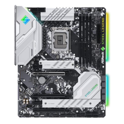 Asrock Z690 STEEL LEGEND, Intel Z690, 1700, ATX, 4 DDR4, HDMI, DP, PCIe5, 2.5GB LAN, RGB, 3x M.2